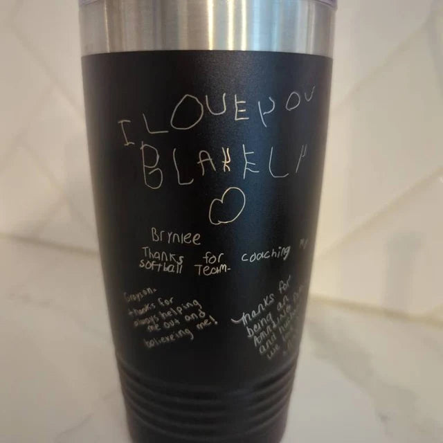 Kids Drawing Engraved Tumbler-Maddie & Co.