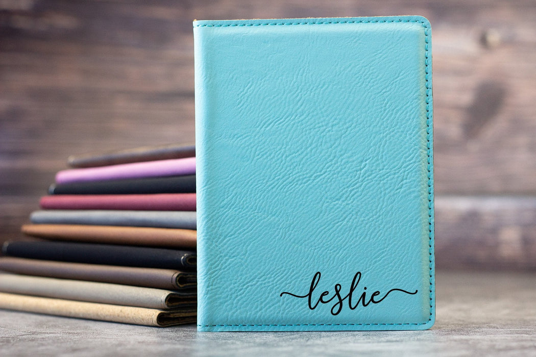 MONOGRAMMED Leather Passport Cover Personalized Travel Wallet -  Canada